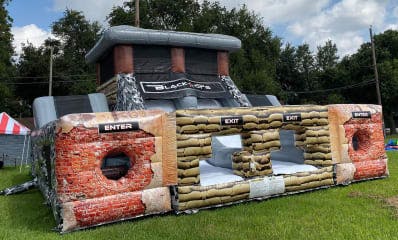 Military Black Ops Bouncy Castle