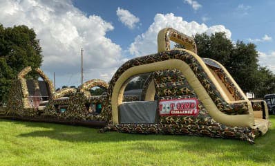 Houston Camo Bounce House Obstacle