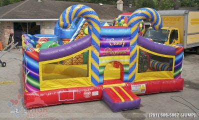 	Front Candy Cane Entrance Inflatable