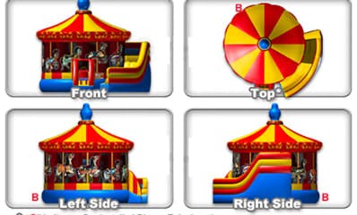 Carousel Bounce House Schematics