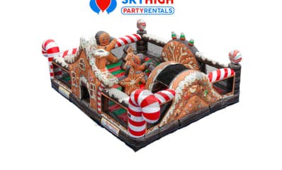Candy Gingerbread Bounce House