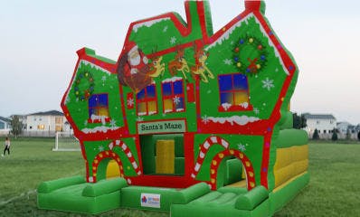 Santa's Maze Party Rentals Obstacle Bouncer