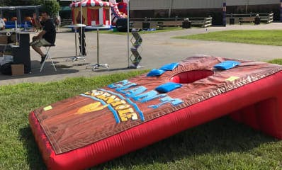 Giant Inflatable Corn Hole Game