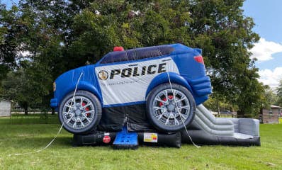 Police Cruiser Bounce House Texas