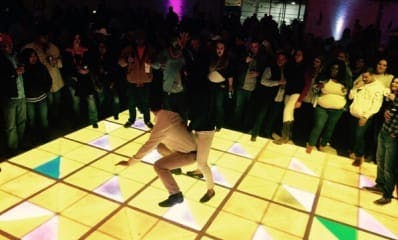 LED Illuminated dance floor Houston