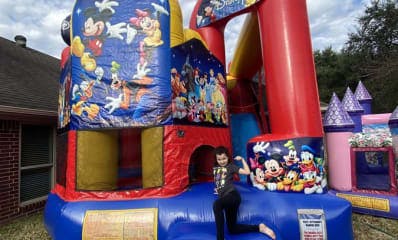 Disney World Themed Bounce House
