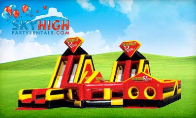 Double Rush Giant Obstacle Course