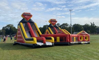 Double Rush Bounce House Obstacles