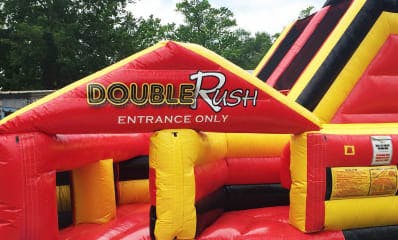 Double Rush Prom Inflatable Obstacle