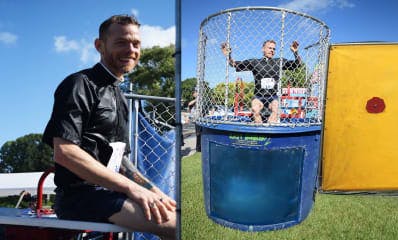 Dunking a Person on a Dunk Tank
