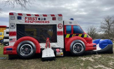Ambulance Rescue Inflatable Moonwalk Rental