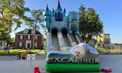 Rent Excalibur Inflatable Double Lane Slide
