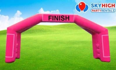 Pink Inflatable Arch Rental