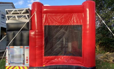Fire Station Inflatable Bounce House