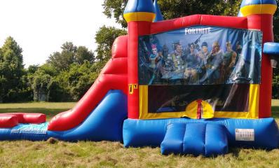 Fortnite 3in1 with Castle Slide Bounce House