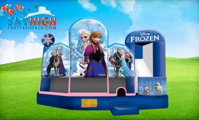 Frozen 5in1 Inflatable Moonwalk