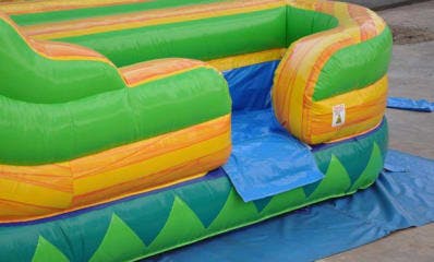18ft Huge Double Lane Palm Tree Water Slide for hire