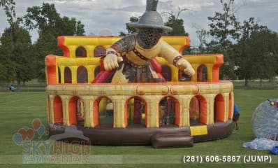 Gladiator inflatable obstacle