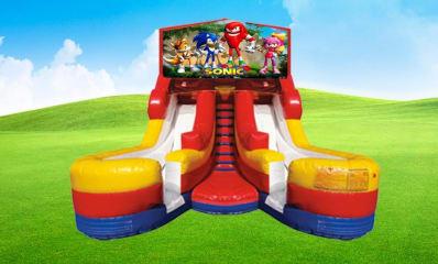 Double Lane Sonic the Hedgehog Slide Rental