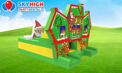 Christmas Bouncy Castle Holiday Maze Bounce House