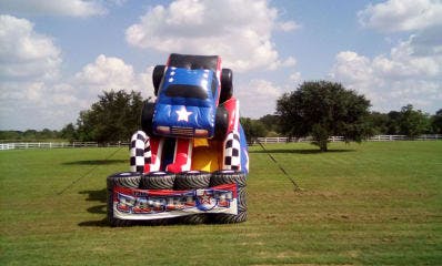 Monster Truck Inflatable Bouncer