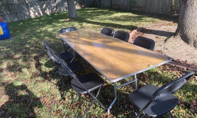 Texas banquet chairs for rent