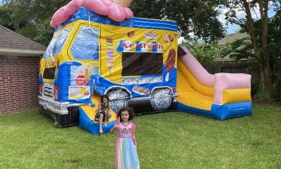 Fun Family Ice Cream Truck Bounce House Combo