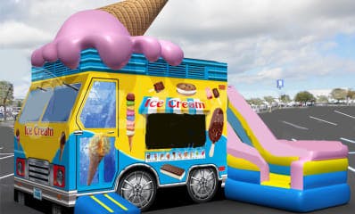 Ice Cream Truck Jump House Combo 