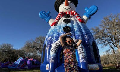 Snowman Themed Inflatable Rentals