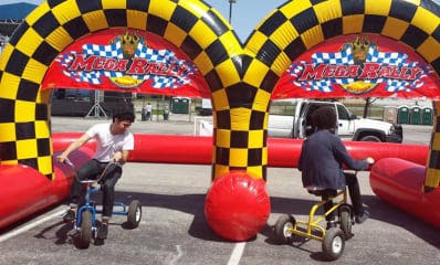 Tricycle for Adults Inflatable Race Track Rental