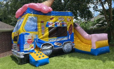 Children's Ice Cream Truck Bounce House Combo