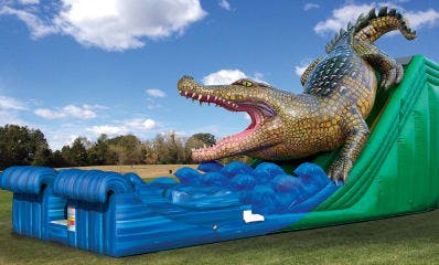 King Croc Wet/Dry Slide Water Slide