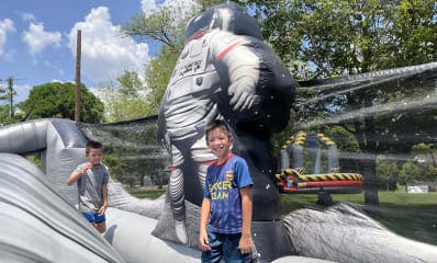 King of the Moon Walk Inflatable 