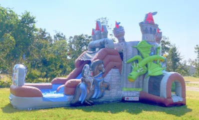 Knights Dragons Inflatable