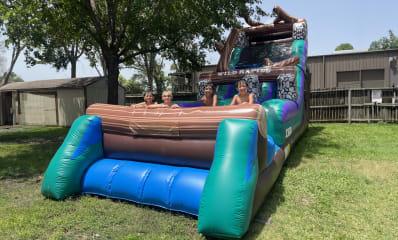 Log Jammer Water Slide Rentals