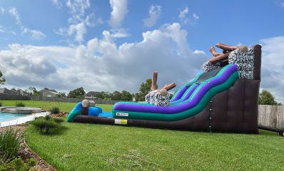 Log Jammer Water Slide for Rent