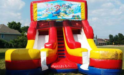 16ft Double Lane Super Mario Slide