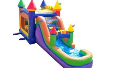Bounce House Combo Wet Dry Slide