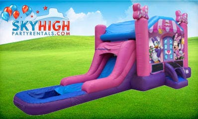Minnie Mouse and Daisy Water Slide