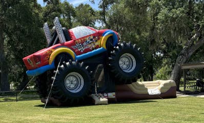 Monster Truck Bouncy Castle Inflatable