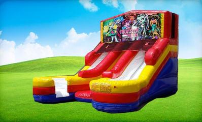 16ft Double Lane Monster High (Wet/Dry) Slide  Rentals