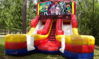 16ft Double Lane Monster High (Wet/Dry) Slide  Rentals