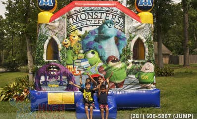 Front Monsters University bouncer
