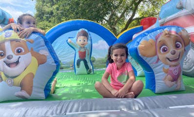 Bounce House Paw Patrol Themed Delivered