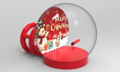 Christmas Snow Globe Rental