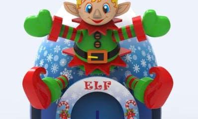 Christmas Elf Jump Castle