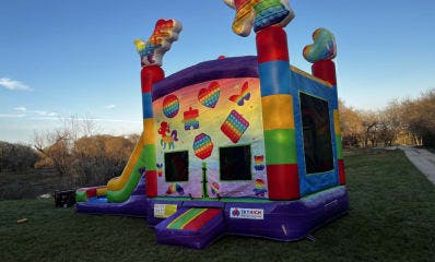 Pop Its Combo Bounce House Kids Party