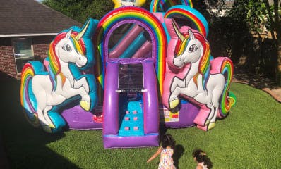 Rainbow Kids Bounce House