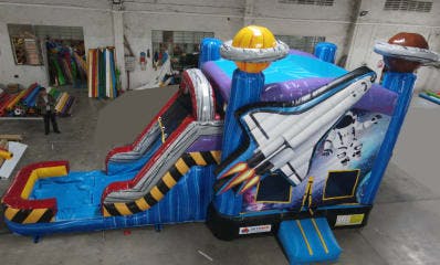 Space Combo Rocket Ship Space Shuttle Nasa Kids Party Rentals