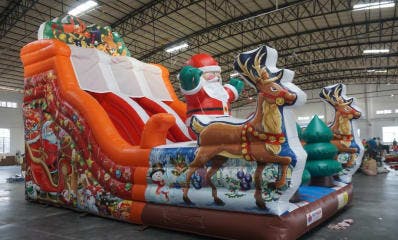 20ft Christmas Inflatable Slide Rental